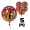 Mighty Mojo Miraculous Ladybug 17" Mylar Balloons 5pk Cat Nior Kids Party Supplies